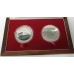 CHINA 2010 . EXPO SHANGHAI DELUXE PROOF SET . 2 COIN SET
